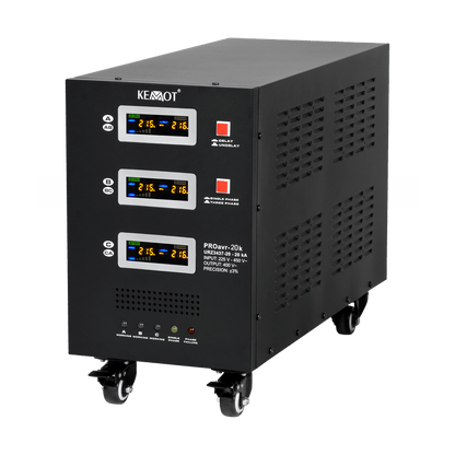 Automatische Driefasige Spanningsstabilisator 20000 VA 3% 230V – Hoogwaardige Spanningregelaar voor Industrie en Bedrijf