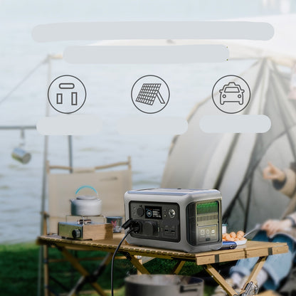 Draagbare Powerstation – Zonnegenerator – Noodstroomvoorziening – Campingaccu – 299Wh Capaciteit – 100W Zonnepaneel – Snelladen Binnen 1 Uur