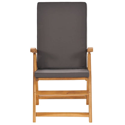 Tuinset – Tuinmeubelen – Diningset – Loungeset – Bistroset – 6-Delig – Teak Hout – Verstelbare Rugleuningen