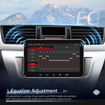 1 DIN Android Autoradio – Auto Multimedia Systeem – Inbouw Radio – Car Stereo – Navigatie Systeem – 7” HD IPS Touchscreen – Draadloze Connectiviteit & Achteruitrijcamera Ondersteuning