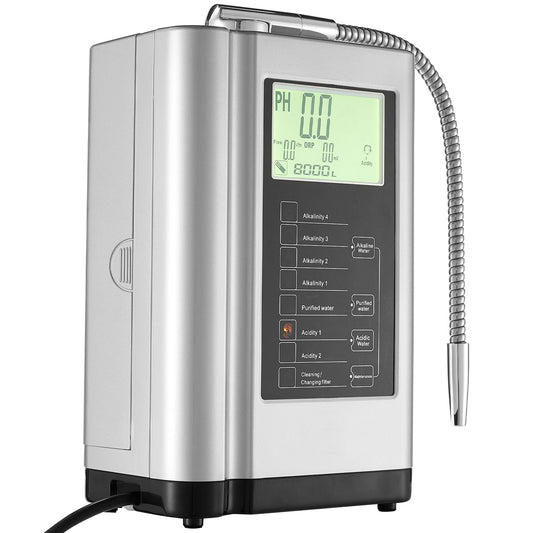 Waterionisator – Waterzuiveraar – Alkalisch Waterfilter – Watermaker – Hydrogenerator – pH 3,5-10,5 – Automatische Reiniging – 8000L Filtercapaciteit