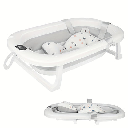 Hondenbadkuip – Opvouwbaar Huisdierenbad – Draagbaar Hondenbad – Badkuip Met Afvoerklep – Wasmand – Ruimtebesparend – 76x45x18 cm – Stevig Waterafstotend PP-Materiaal - Grijs