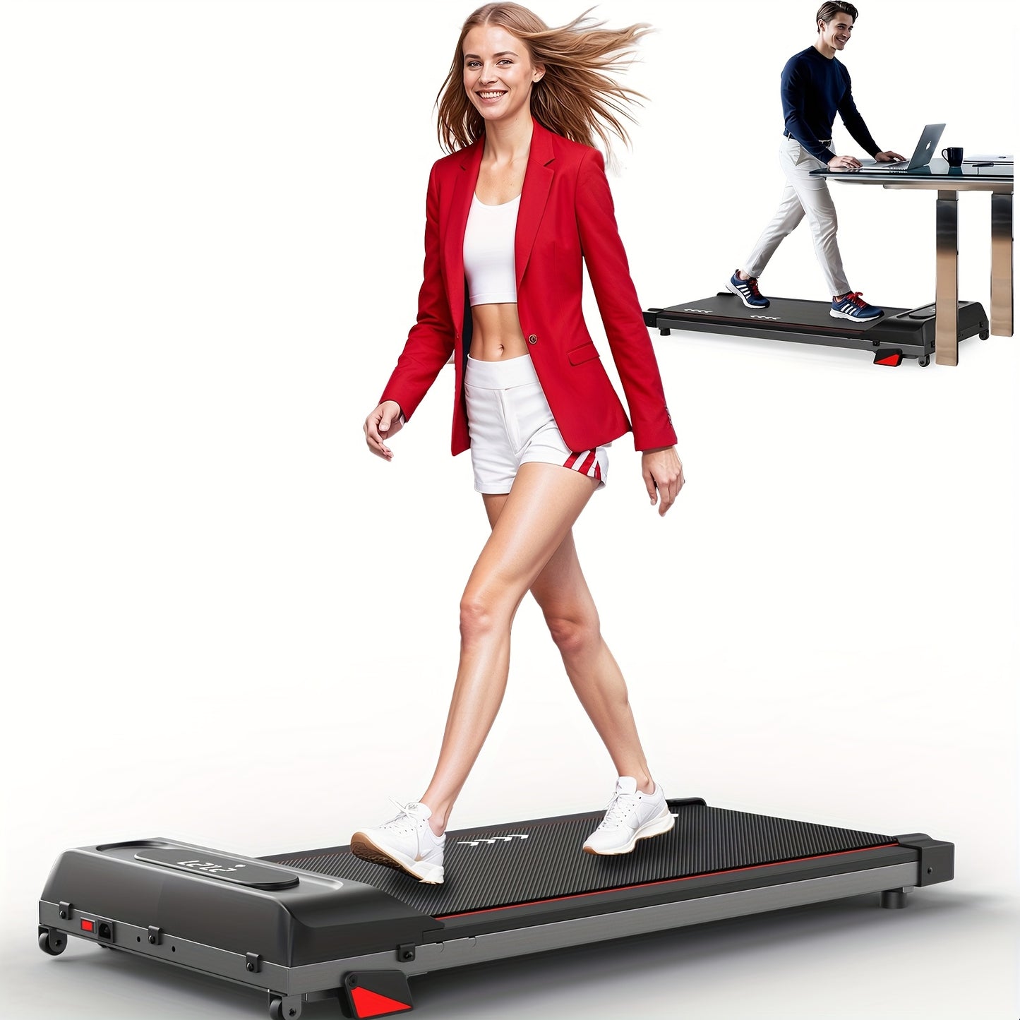 Loopband – Wandelband – Walking Pad – Hardloopband – Treadmill – 4% Hellingshoek – Krachtige 2,25 PK Motor – Max. 100 kg Belastbaar