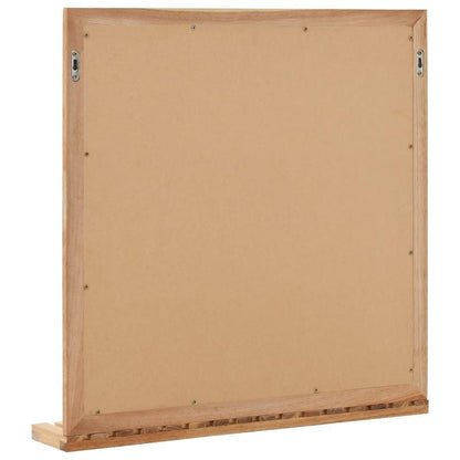 Kaptafel – Schoonheidstafel – Make-uptafel – Toilettafel – Dressingkast – Massief Notenhout – Ruime Spiegel – Compact Formaat