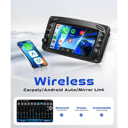 Autoradio – Car Radio – Auto Stereo – Multimedia Speler – In-Dash Radio – 7-Inch HD Touchscreen – Android 15 OS – Draadloze CarPlay & GPS WiFi