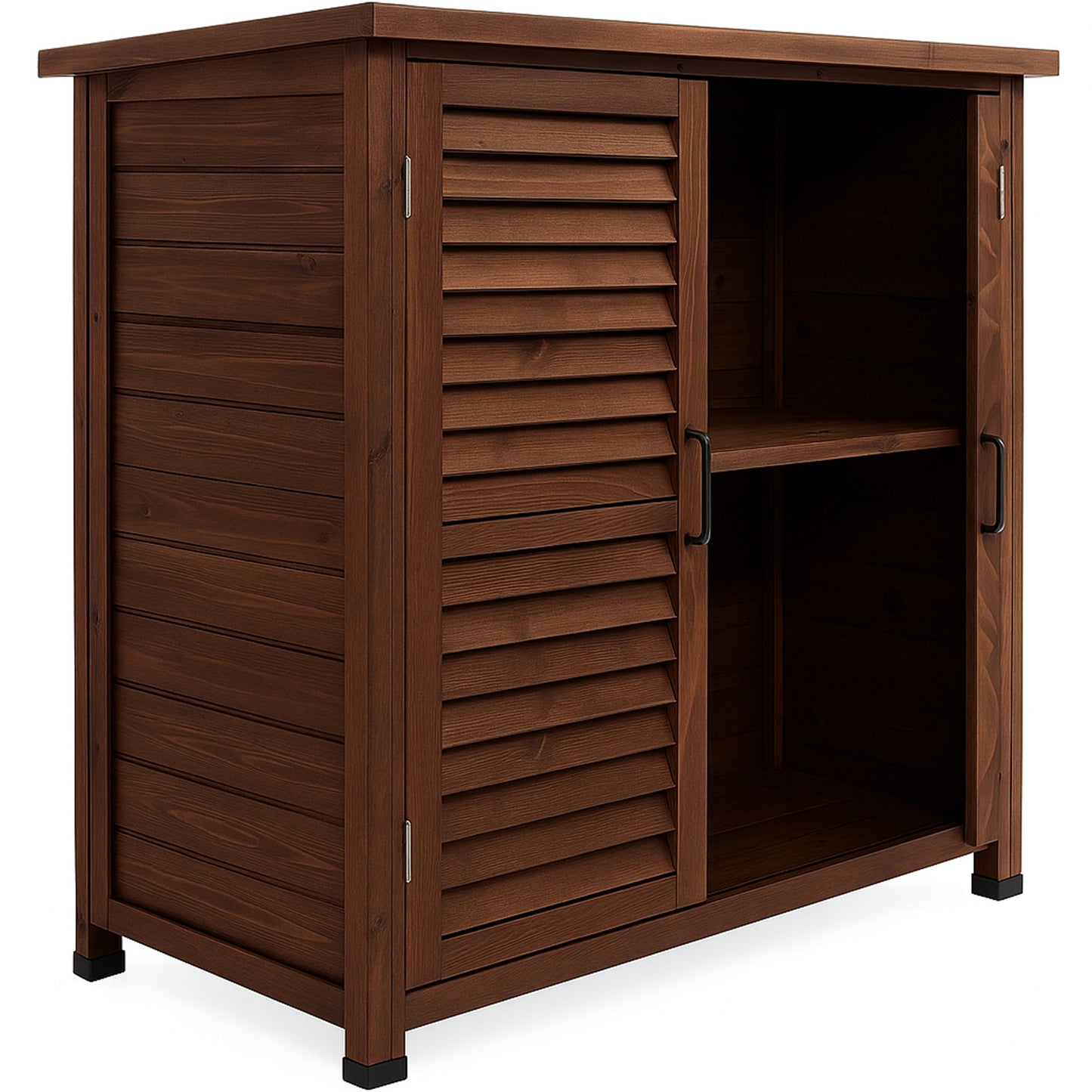 Tuinhuisje – Tuinschuur – Gereedschapsschuur – Buitenberging – Tuinkast – Massief Grenenhout – Compact 87x96,5x46,5 cm