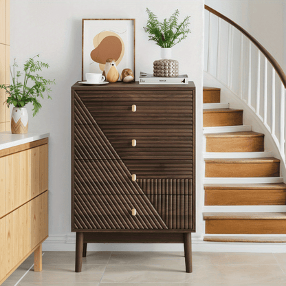 Ladekast – Ladenkast – Kommode – Opbergkast – Dressoir – Modern Design – Geen Montage Nodig – Duurzaam Non-Houten Materiaal – Compact Verticaal Opbergmeubel