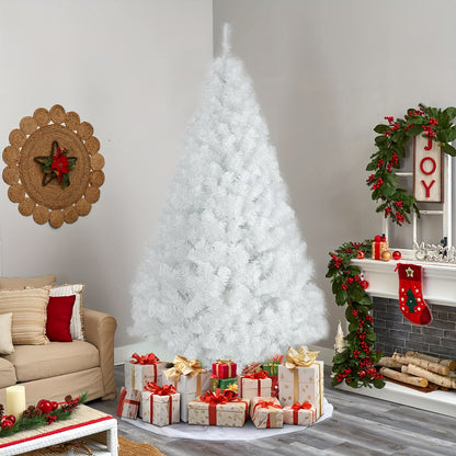 Kunstkerstboom – Kunstboom – Nepspar – Kerstboom Wit – Kunstnaaldboom – 180 cm Hoog – Stevige Metalen Standaard – Duurzaam & Onderhoudsvrij