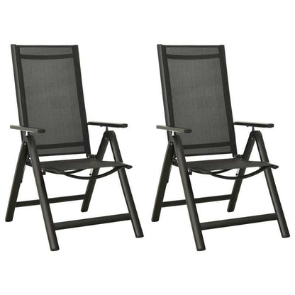 Inklapbare Tuinstoel – Outdoor Stoel – Balkonstoel – Campingstoel – Lichtgewicht – Weerbestendig Aluminium – Ergonomisch Design
