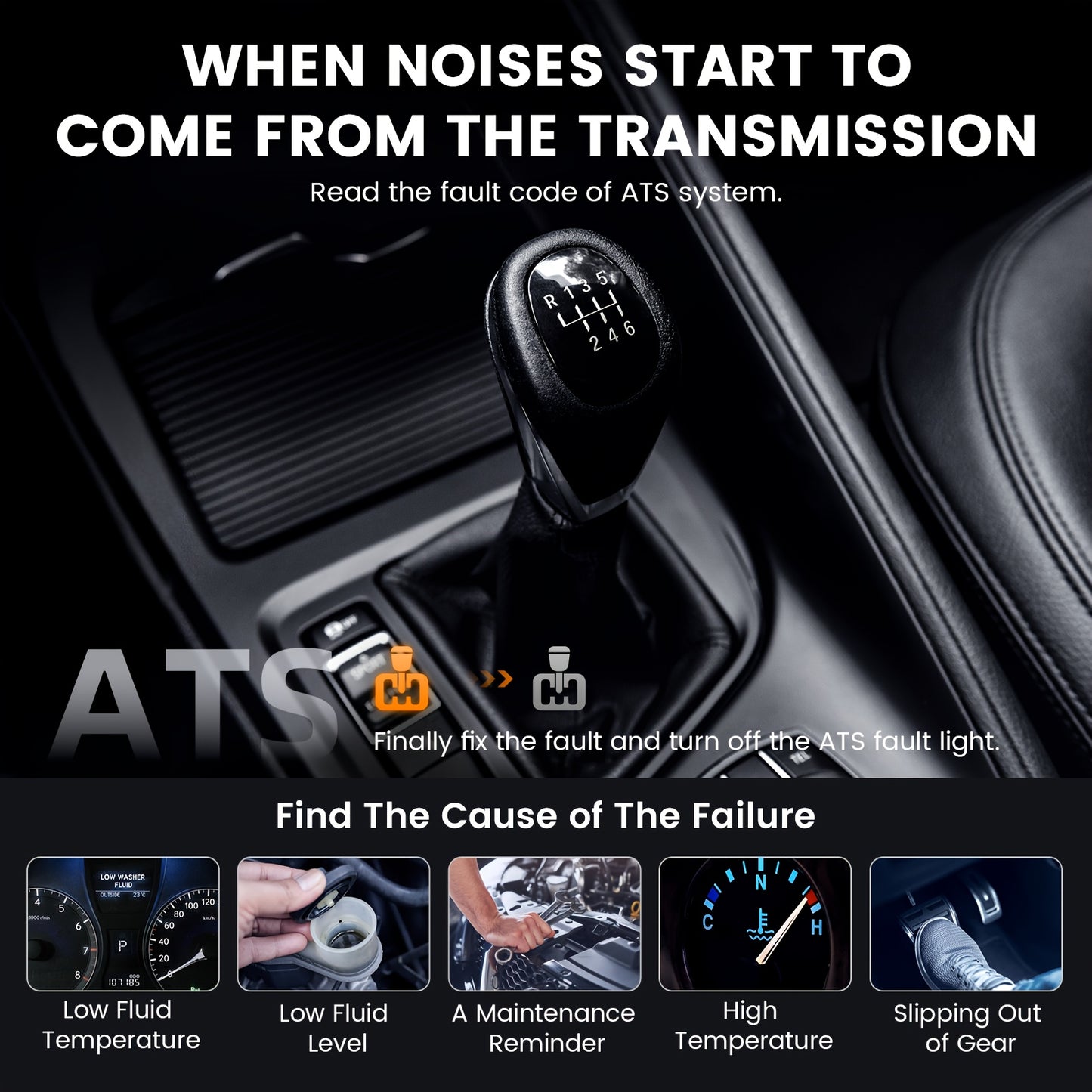 OBD2 Scanner – Autodiagnose Tool – Foutcode Lezer – ABS Systeem Tester – Airbag Scanner – ABS Bleeding – EPB Reset – 12V Batterijtest – Gratis Updates