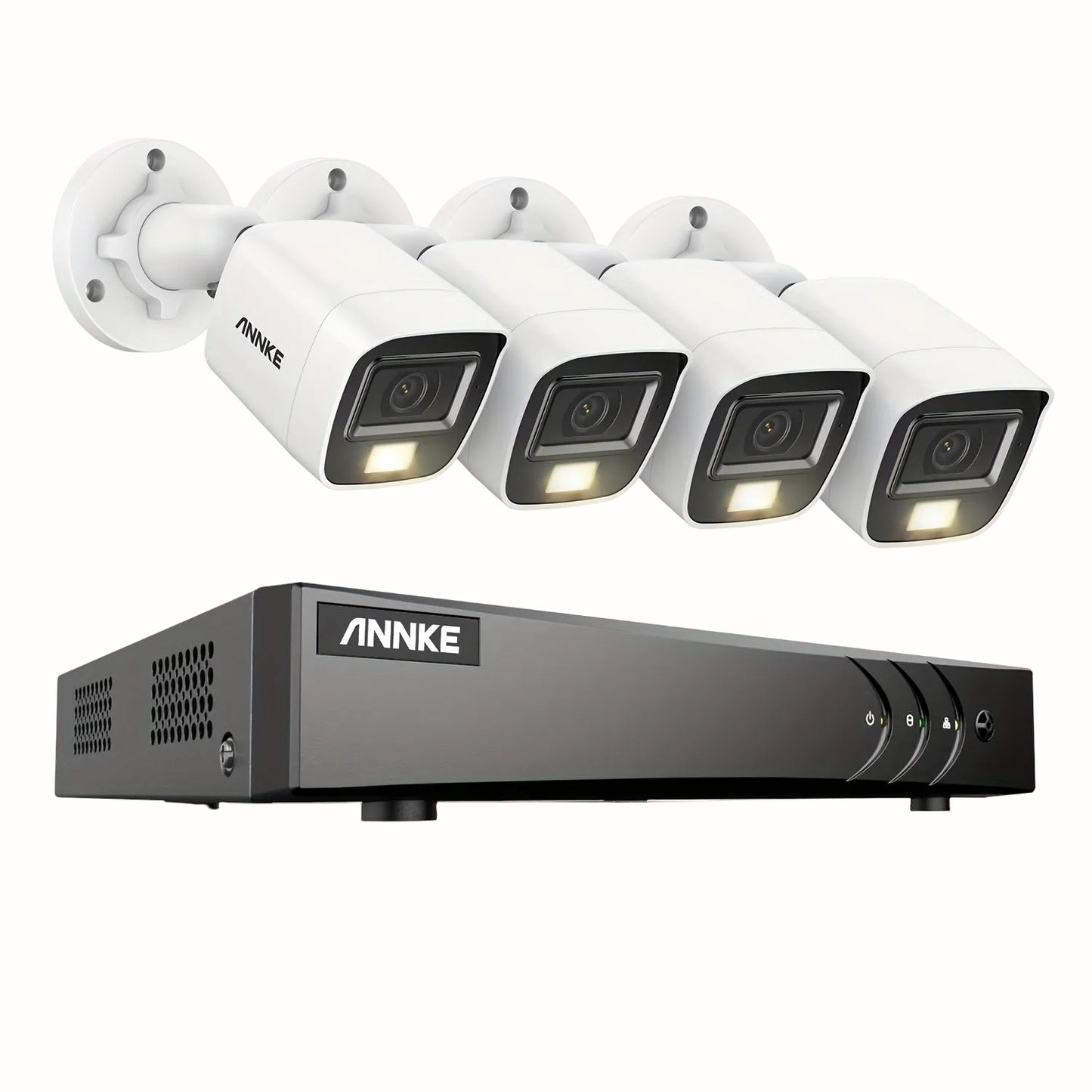 Beveiligingssysteem – Bewakingsset – Camerabewaking – Camerasysteem – Beveiligingscamera – 16 Kanaals met 0TB Opslag – AI Mens- en Voertuigdetectie en Nachtzicht 20 meter