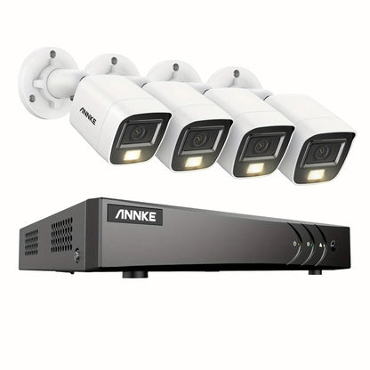 Beveiligingssysteem – Bewakingsset – Camerabewaking – Camerasysteem – Beveiligingscamera – 16 Kanaals met 0TB Opslag – AI Mens- en Voertuigdetectie en Nachtzicht 20 meter