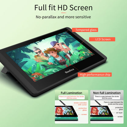 Tekentablet – Tekenscherm – Grafisch Tablet – Digitale Tekentablet – Digital Drawing Tablet – 11,6 Inch H-IPS Scherm – 8192 Drukniveaus & 127% sRGB Kleurweergave
