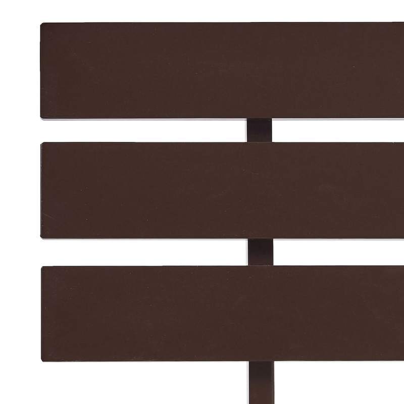 Bedframe Massief Houten Bed Eenpersoonsbed Slapen Bed Stevig – Donkerbruin Europees Design – 100x200 cm – Eenvoudige Montage – Massief Dennenhout