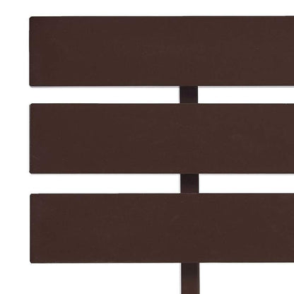 Bedframe Massief Houten Bed Eenpersoonsbed Slapen Bed Stevig – Donkerbruin Europees Design – 100x200 cm – Eenvoudige Montage – Massief Dennenhout