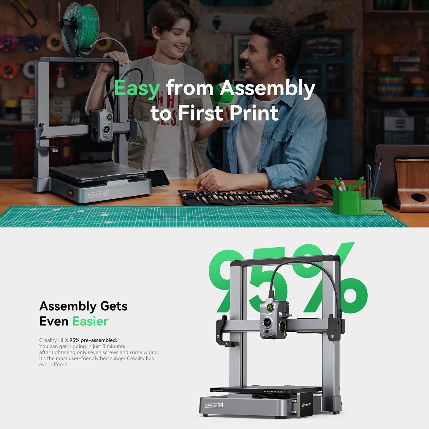 3D-printer – 3D Printer – 3D Printmachine – 3D Afdrukapparaat – Multi-Kleur 3D Printer – 16-Kleuren CFS-systeem – Supersnel 500mm/s Printen – Automatisch Nivelleren & Camera