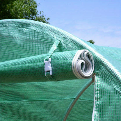 Kweekkas – Serre – Plantenkas – Groeikas – Zaailingenkas – 395x195x190 cm – 6 Ventilatieramen – Boogvormige Stevige Constructie