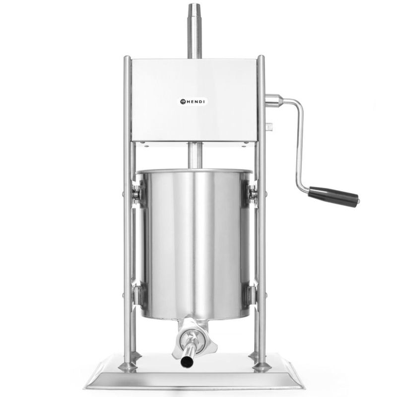 Verticale Worstenvuller – Worstmaker – Worstmachine – Worstvuller – Worstapparaat – RVS 10 Liter – Twee Snelheden