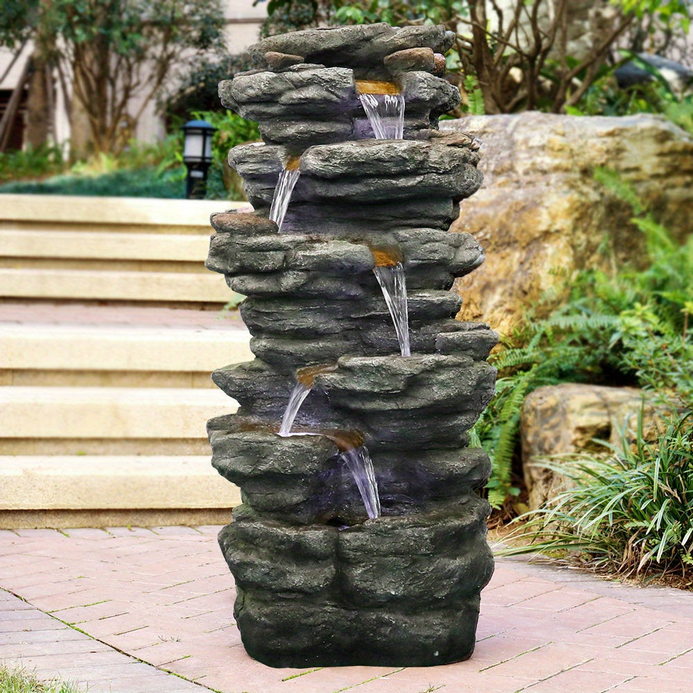 Waterornament – Tuinfontein – Buitenfontein – Fontein – Tuindecoratie – 101 cm Hoog – Duurzaam Resin – Zonder Elektriciteit