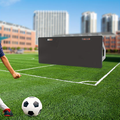Voetbal Rebounder – Kickback – Tchouk – Bouncer – Trainingsnet – Duurzaam HDPE & Stalen Frame – Dubbel Hoekontwerp & Draagbaar