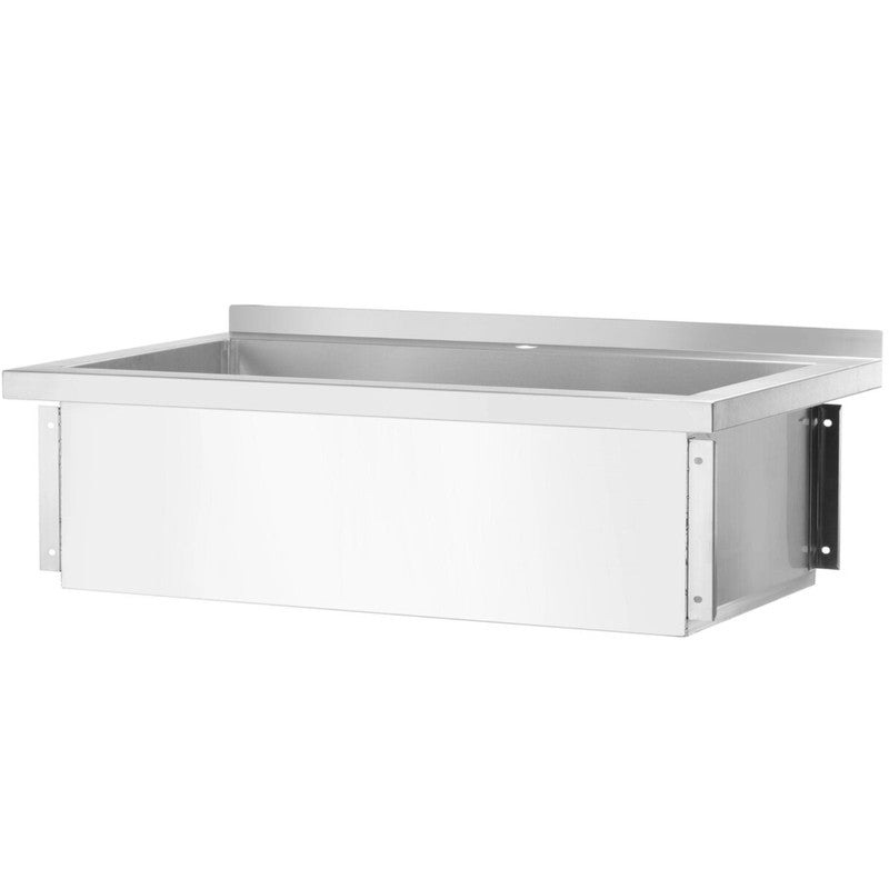 Spoelbak – Enkele Wasbak – Keukengootsteen – RVS Spoelbak – Horeca Spoelbak – Robuust AISI 304 RVS – 1000x600x850 mm – Verstelbare Poot