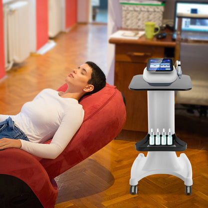 Pedicurekar – Pedicure Trolley – Schoonheidstrolley – Manicure Kar – Mobiele Salonkar – Verstelbare Hoogte – Wieltjes Met Rem