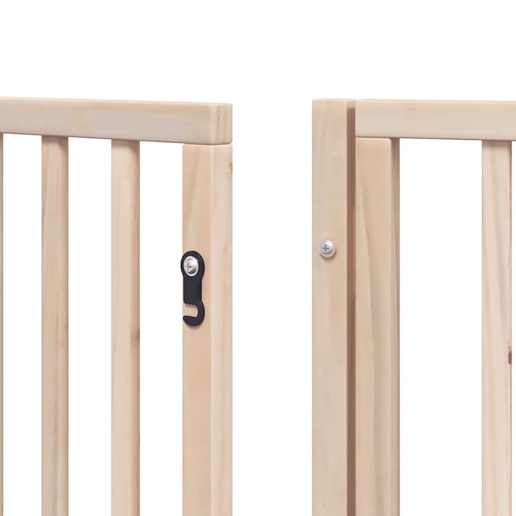 Hondenhek – Hondenhekje – Traphekje – Dierenhek – Veiligheidshek – Duurzaam Populierenhout – Inklapbaar met Deur en Slot – 50x60x2 cm - Natuuralijk Hout