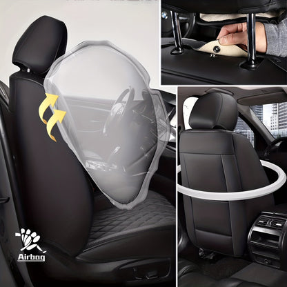 Car Seat Covers Full Set, Fit For Toyota Hybrid Yaris, C-HR, RAV4, Corolla, Urban, Cruiser, Prius, Camry, Car Seat Protector, All Season Universal Car Seat Cushion, Adjustable Car Seat Covers Front Seats And Back