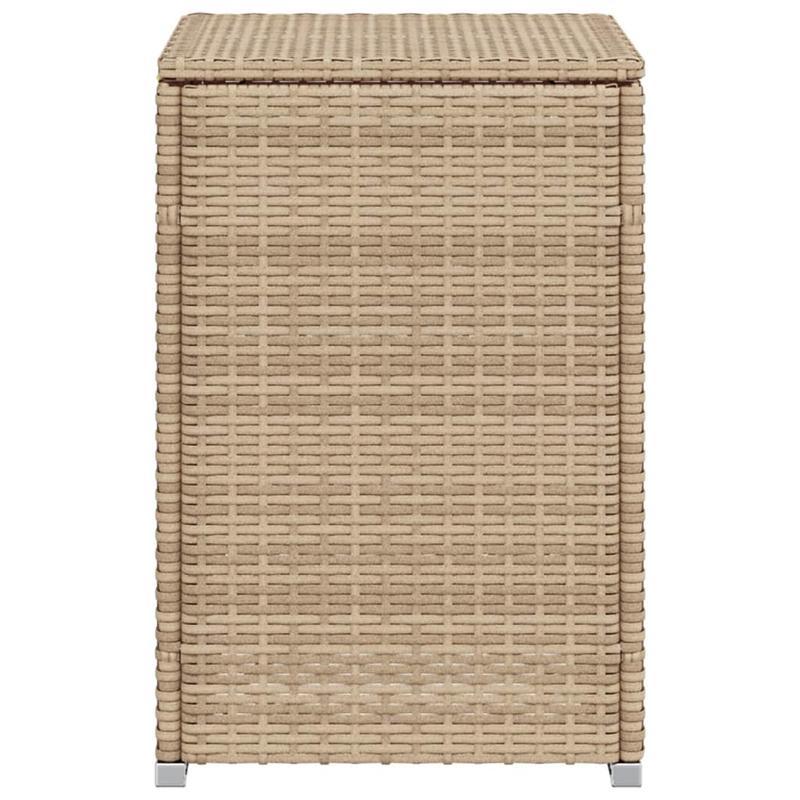 Gasfleshoes – Gasflesbescherming – Camping Gaskoker – Outdoor Gasfles Tafel – Beige – Duurzaam Resin Materiaal – Compact 40x40x60 cm