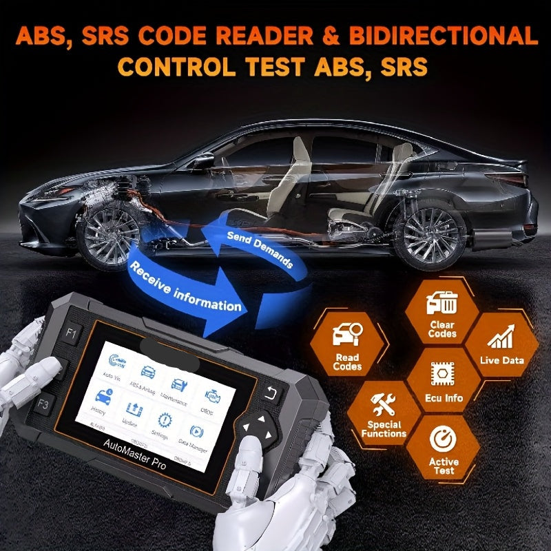 Professionele Auto Diagnose – Autoscanner – OBD2 Scanner – Foutcode Uitlezen – Auto Scanner – 26+ Resetfuncties – Draadloze Wifi Updates
