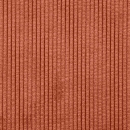 Modulaire Bank – Bankstel – Hoekbank – Zithoek – Segmentbank – Comfortabele Corduroy Bekleding – Stevig Metalen Frame – Rood-Oranje Middenmodule