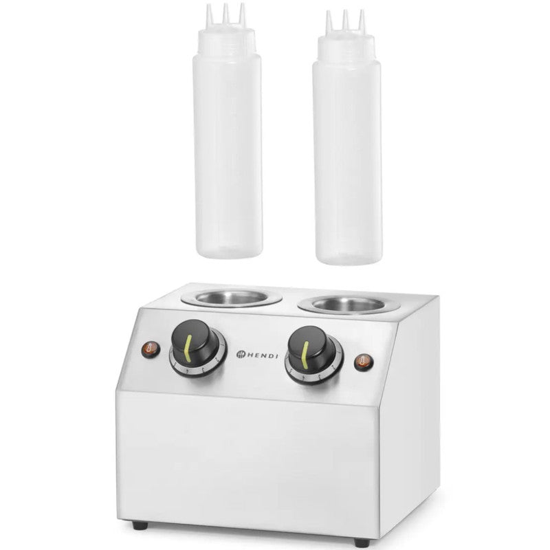 Electric Sauce Bottle Warmer, Double, 2 Zones, 2X 650 Ml, 200 W - QUORE
