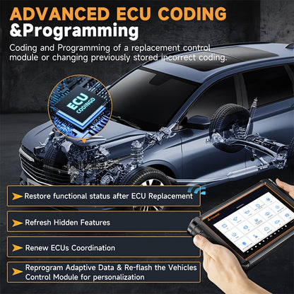 Draadloze Diagnose Scanner – OBD2 Scanner – Auto Diagnosetool – Foutcodelezer – Service Reset Tool – Bidirectionele Functionaliteit – Meer Dan 30 Service Resets
