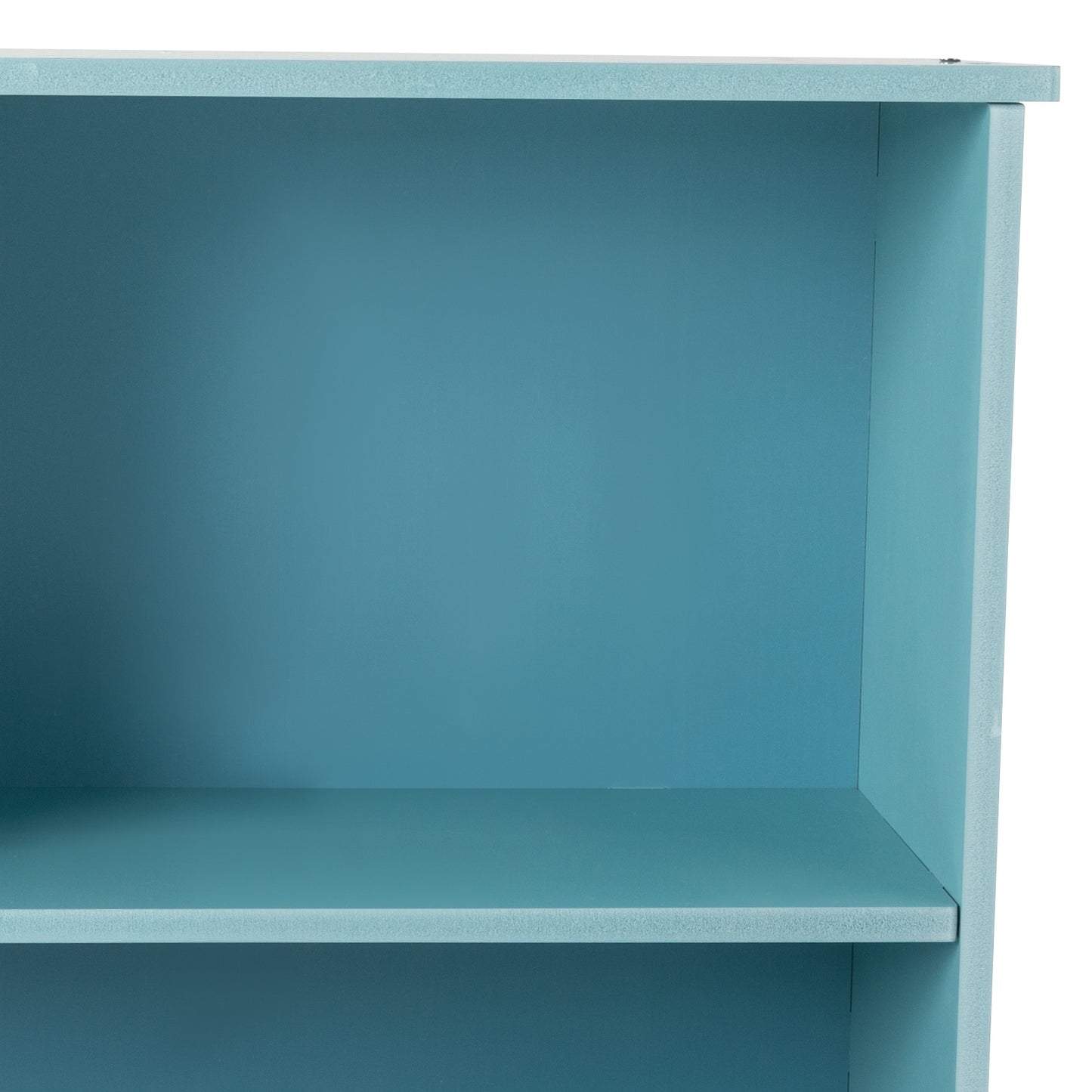 Boekenkast – Boekrek – Boekenplank – Opbergkast – Tijdschriftenrek – Multifunctioneel – Lichtblauw – Ruime Opbergruimte – Stevig PVC Materiaal