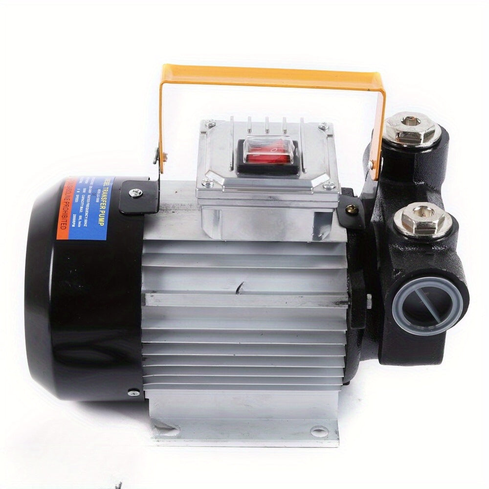 Dieselpomp – Brandstofpomp – Overhevelingspomp – Oliepomp – Hevelpomp – Zelfaanzuigend – 60L/min Doorvoersnelheid – Inclusief 2m PVC & 4m Rubberen Slangen