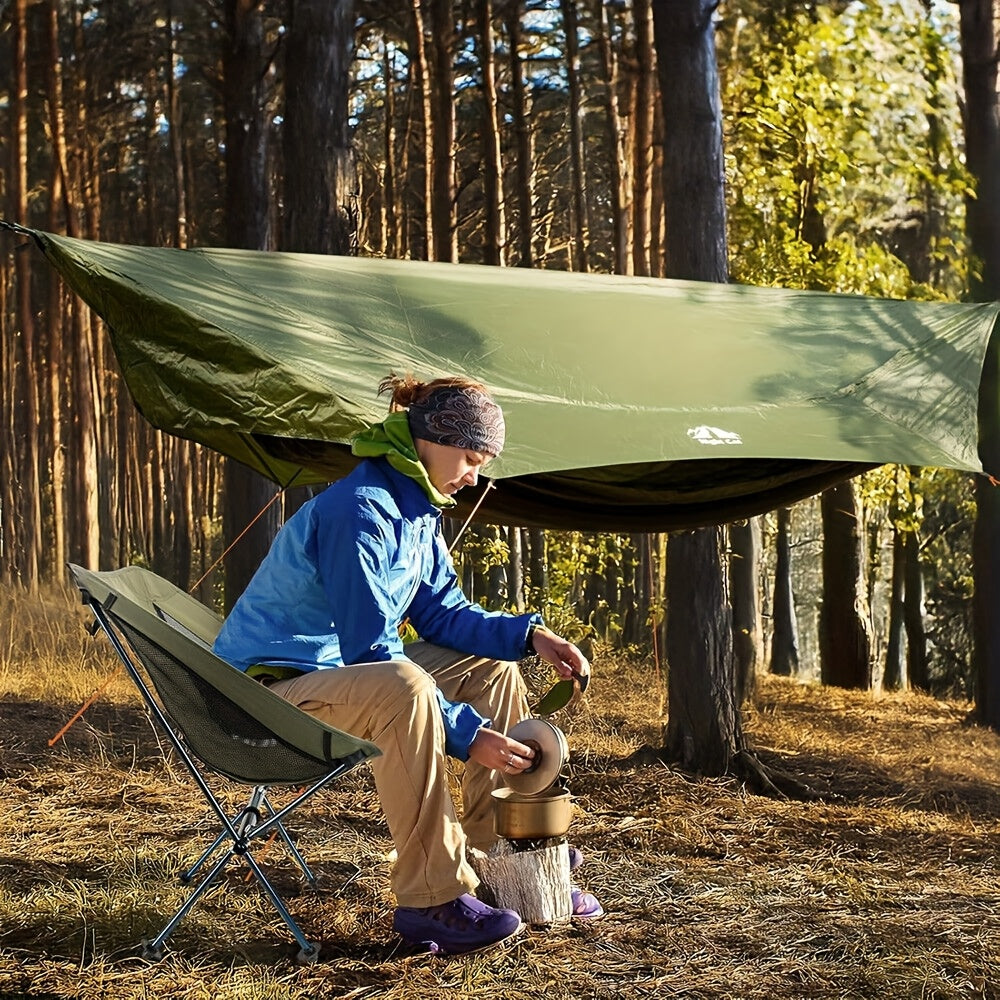 Hangmat – Campinghangmat – Tenthangmat – Reis Hangmat – Outdoor Hangmat – Lichtgewicht & Compact – Ingebouwd Muskietennet en Waterafstotende Buitensluier