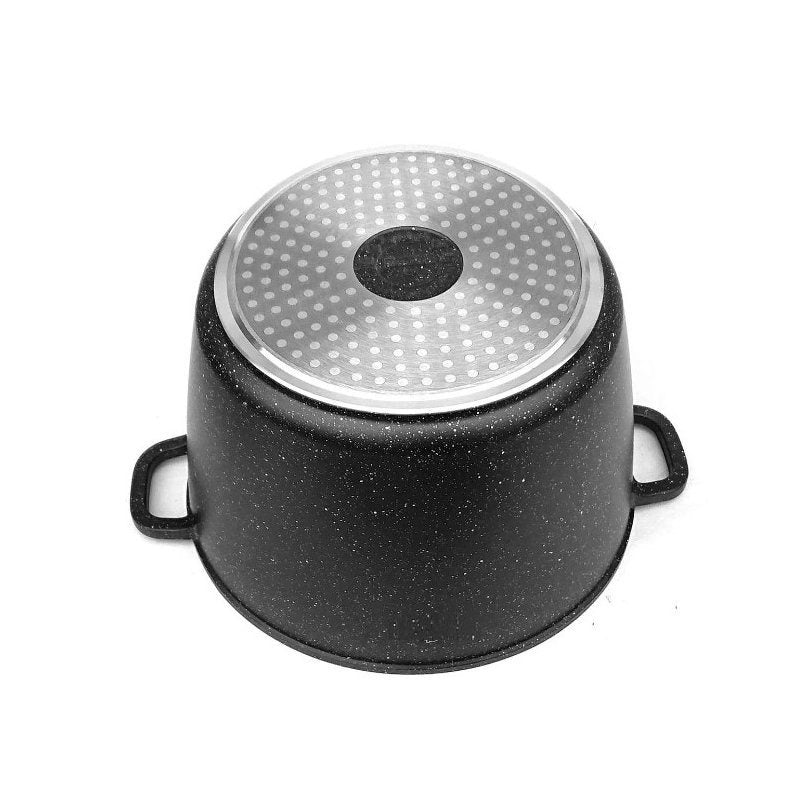 Soepketel – Soeppan – Kookpan – Stoofpan – Pannenset – Gegoten Aluminium – PFOA-vrije Antiaanbaklaag – Geschikt Voor Alle Warmtebronnen – Met Glazen Deksel – 7/11/15 Liter