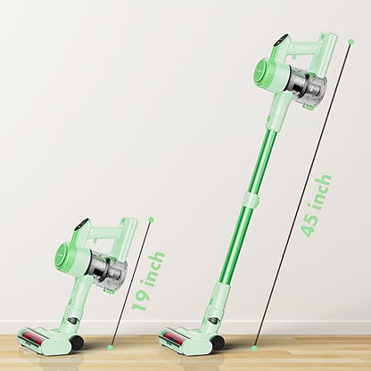 Stofzuiger – Steelstofzuiger – Draadloze Stofzuiger – Handstofzuiger – Zakloos – Krachtige Zuigkracht 23 kPa – Lichtgewicht 1,44 kg & 48 Min Runtime