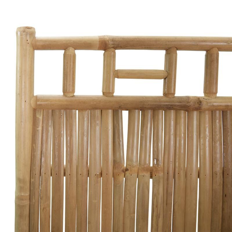 Bamboe Kamerscherm – Roomdivider – Scheidingswand – Kamerscheiding – Bamboescherm – Natuurlijke Bruine Kleur – 120 x 180 cm – 3 Panelen – Lichtgewicht & Flexibel