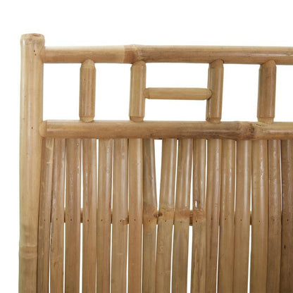 Bamboe Kamerscherm – Roomdivider – Scheidingswand – Kamerscheiding – Bamboescherm – Natuurlijke Bruine Kleur – 120 x 180 cm – 3 Panelen – Lichtgewicht & Flexibel