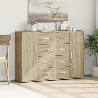 Sideboard – Dressoir – Opbergkast – Kast – Bruin Sonoma Eiken – Modern Design – Duurzaam Hout – 60x31x84 cm