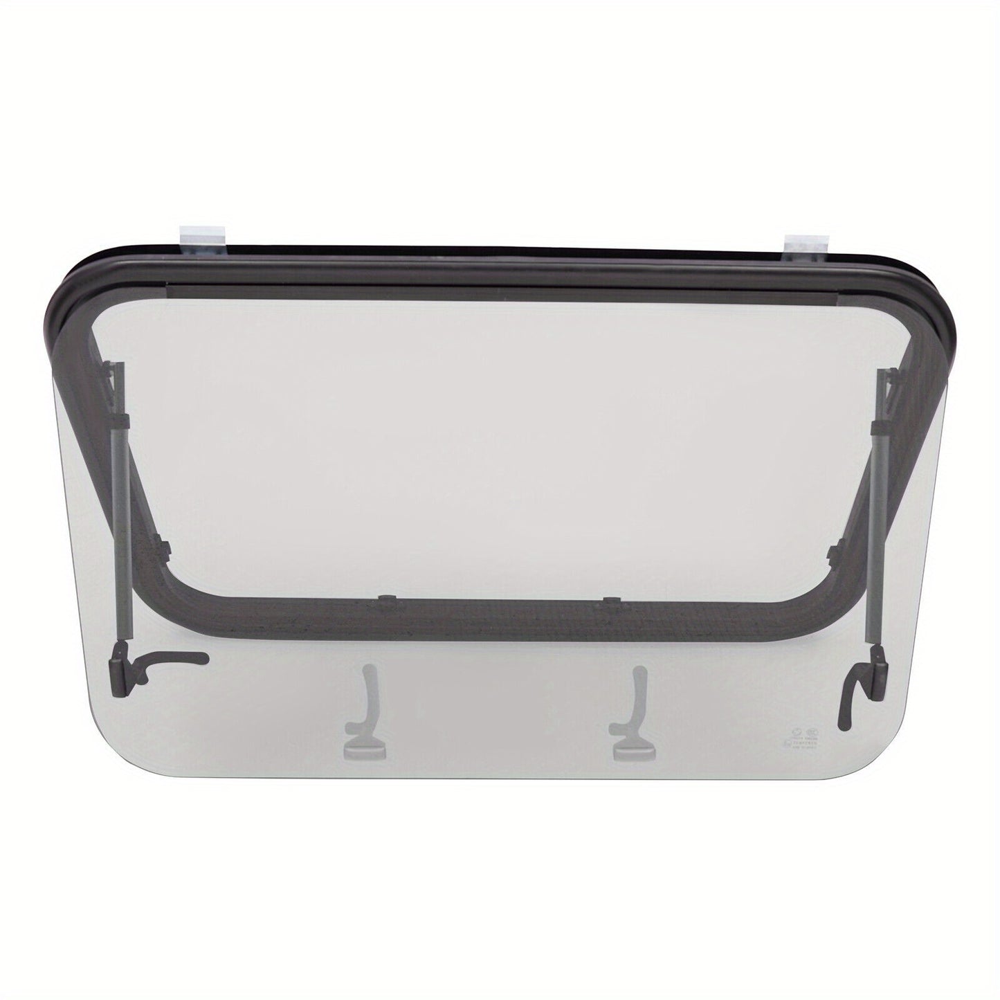 Moderne Caravanraam – Raam Voor Pickup Truck – Trailerraam – Camperraam – Vervangingsraam – Tempered Glas – Aluminium Frame – 65° Ventilatie – Insectenhor – Zwart-Witte Variant