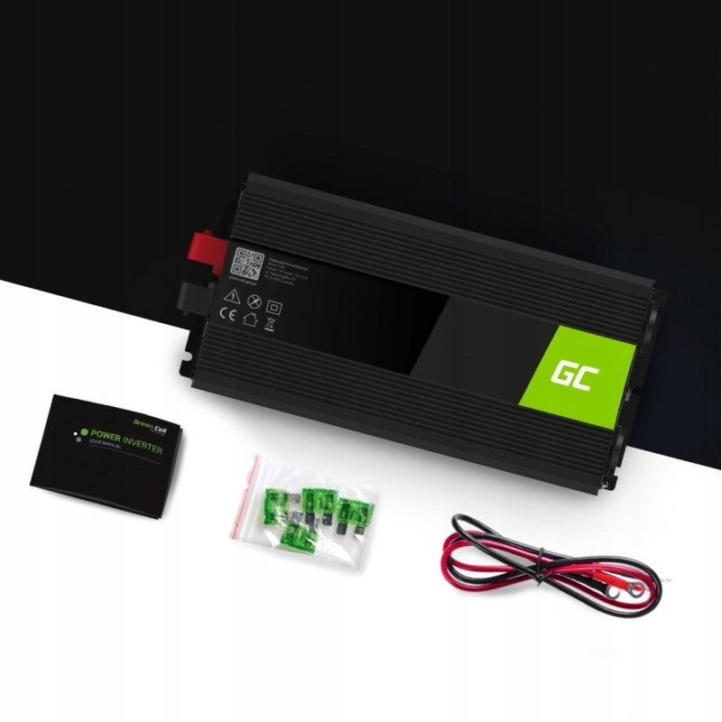 GREEN CELL Inverter INV22 12V-230V 1500W/3000W