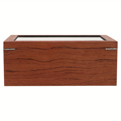 Penbox – Pennendoos – Pennenhouder – Bureau Organizer – Pennenetui – Massief Rozenhout – 34 Vakjes – Veilige Sluiting