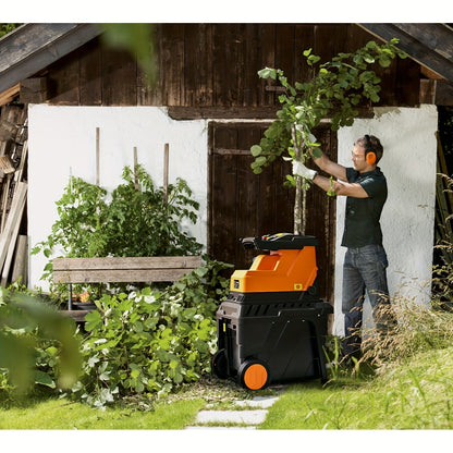 Takkenversnipperaar – Houtversnipperaar – Houtsnipperaar – Tuinversnipperaar – Houtversnippermachine – 2800W Borstelloze Motor – 55L Opvangbak