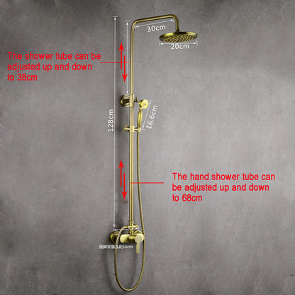Vintage Shower Set | Wall Mounted, Metal, Contemporary Style by NaMaSyo