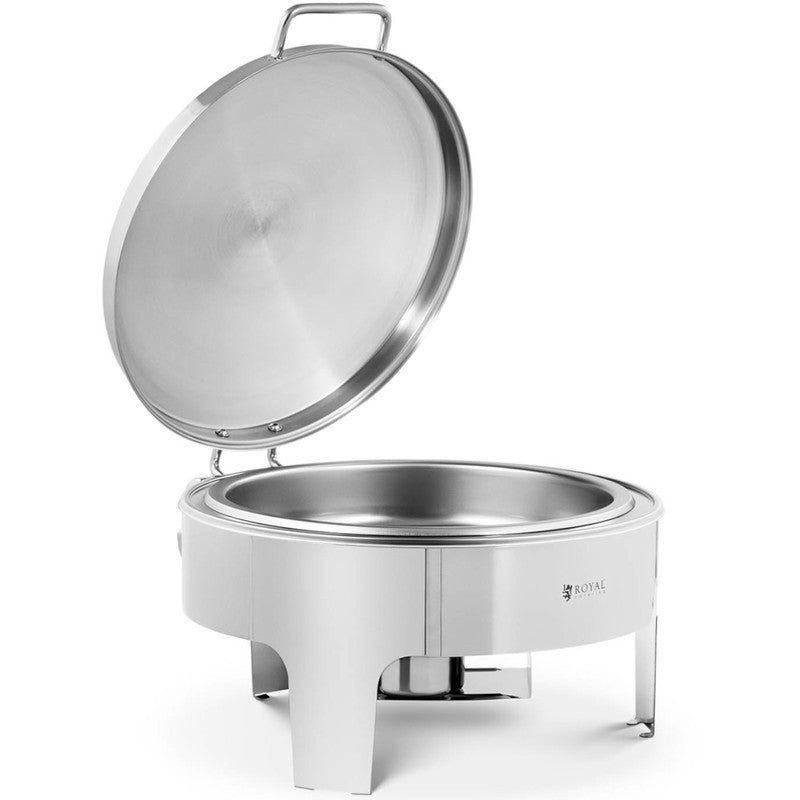 Bain Marie – Buffetwarmer – Voedselwarmer – Warmhoudplaat – Warmhoudschaal – RVS 5,8 Liter – Veilig Waterbad Zonder Elektriciteit