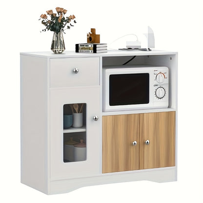 Scandinavische Houten Opbergkast – Opberger – Dressoir – Kast – Organizer – 83x40x80 cm – Multifunctioneel Vrijstaand Modern Design