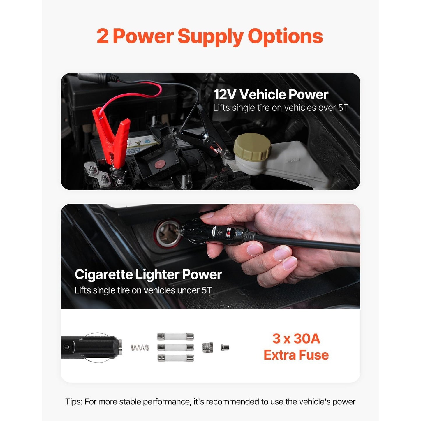 Autokrik – Elektrische Krik – Garagekrik – Hydraulische Krik – Auto Jack – 15 Ton Draagvermogen – Ingebouwde LED Verlichting