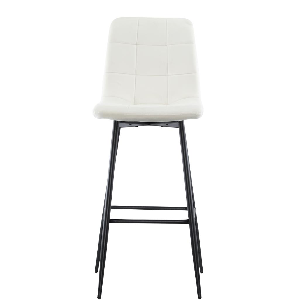 Velvet Fauteuil – Comfortabele Stoel – Lounge Stoel – Design Fauteuil – Zithoek Fauteuil – Set Van 2 – Zachte Polyester Velvet Bekleding – Zwart Houten Frame